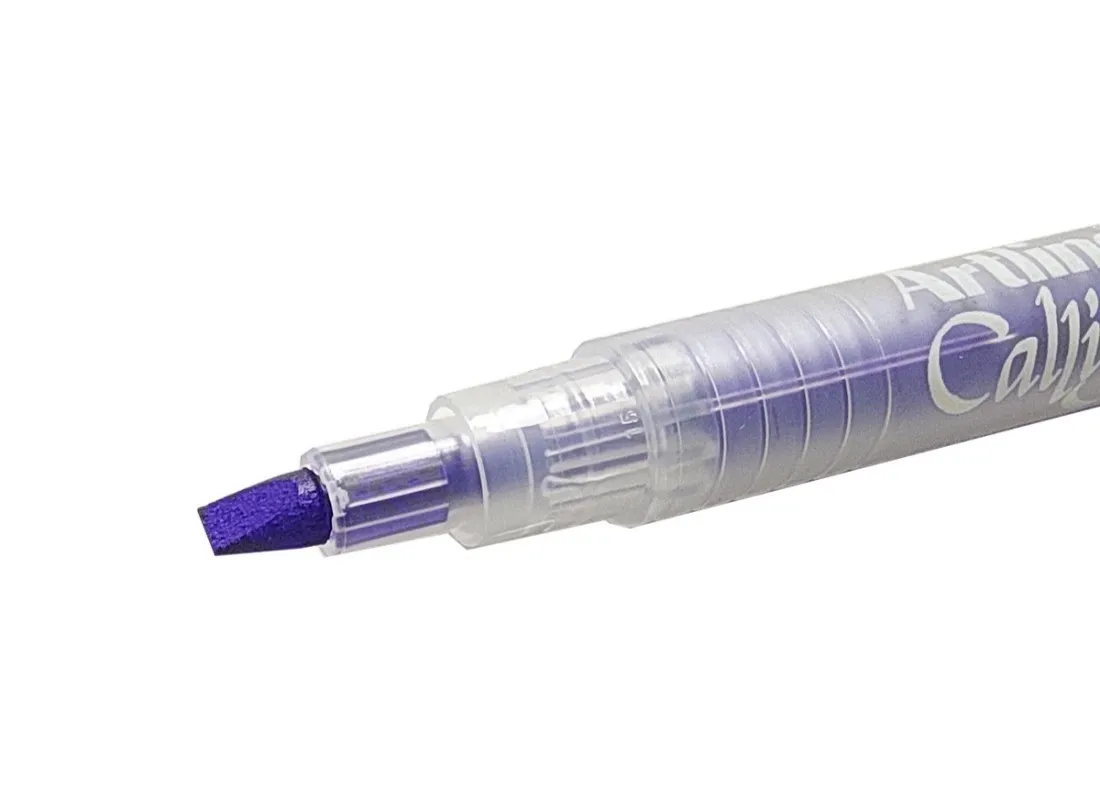 Artline Calligraphy Pen Purple Ink Pen Tip Size 3.0 mm Pack of 1